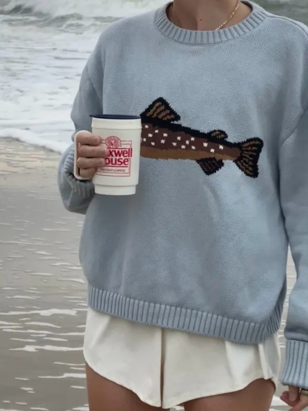 Fisher knit sweater NEW